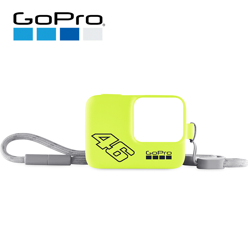 GoPro 硅胶保护套(黄色)+挂绳