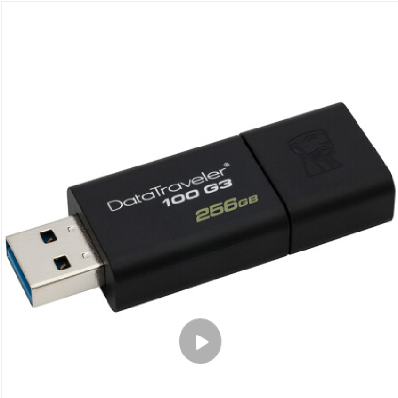 U盘金士顿(Kingston)256GB USB3.0 U盘 DT100G3 DT100G3/256G