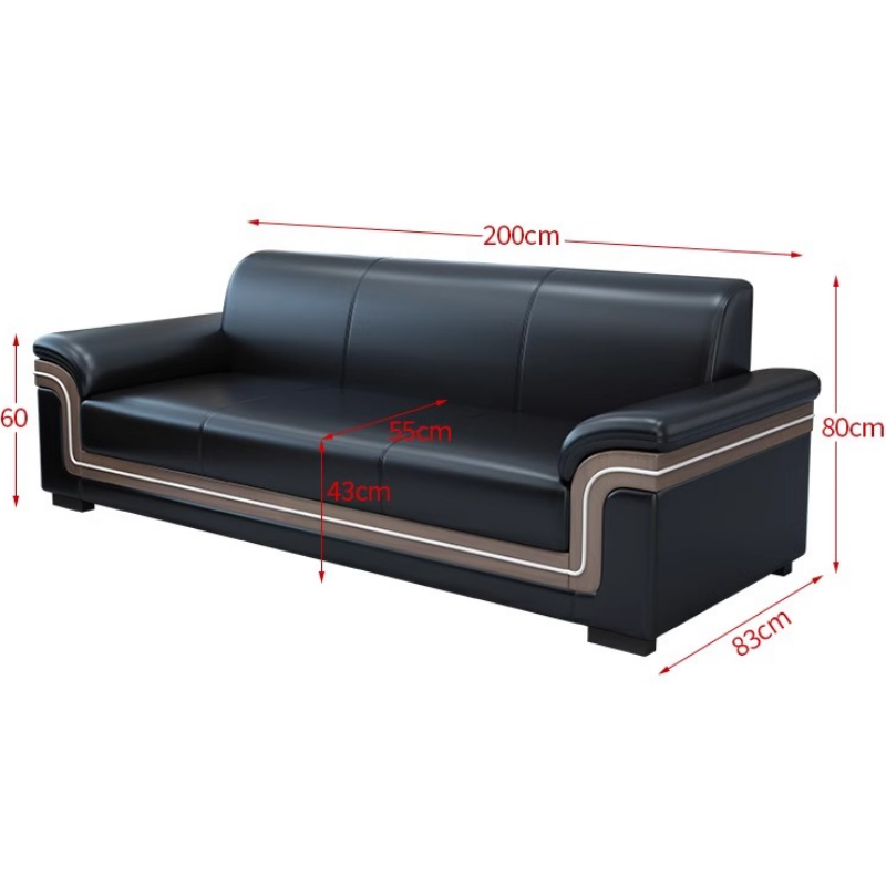 怡卓欧皮质沙发三人位组高清大图