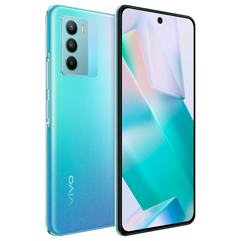 vivo T1 8GB+128GB 电光青 骁龙778G芯片 44W疾速闪充 120Hz刷新率 5000mAh大电池 6400万高清主摄 5G双模手机