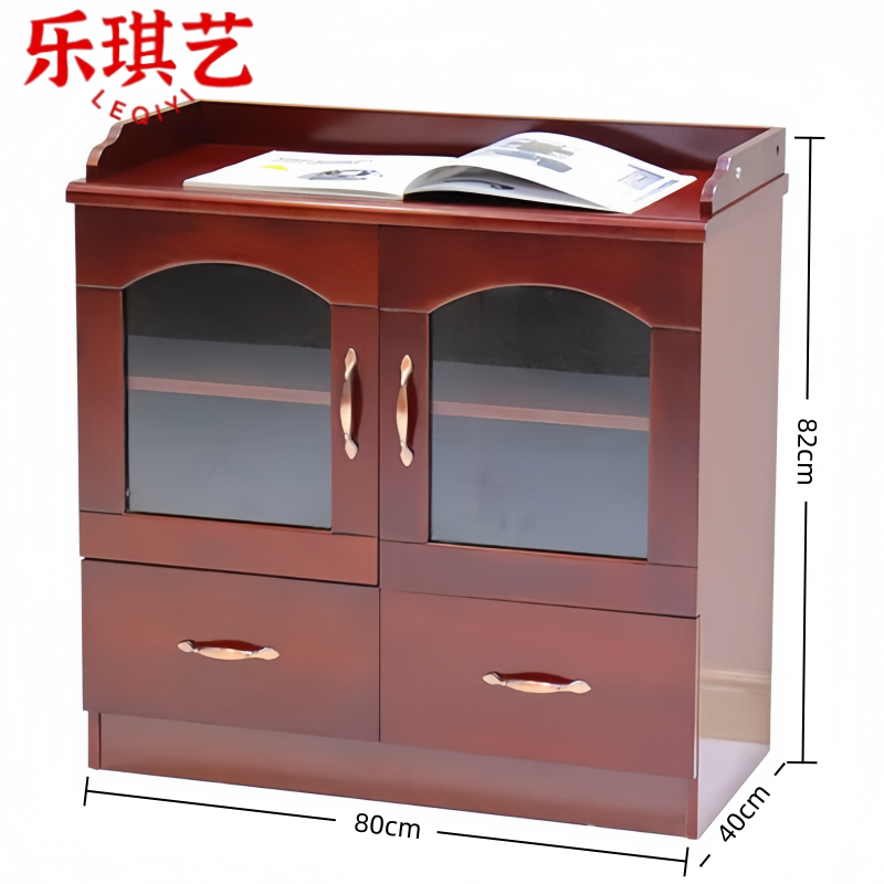 乐琪艺 茶水柜80*40*82cm台高清大图