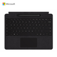 Microsoft/微软Surface Pro X 带超薄触控笔的特制版专业键盘盖 黑色
