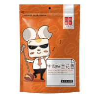 SNWQ一品巷子 牛肉味兰花豆108g*10袋