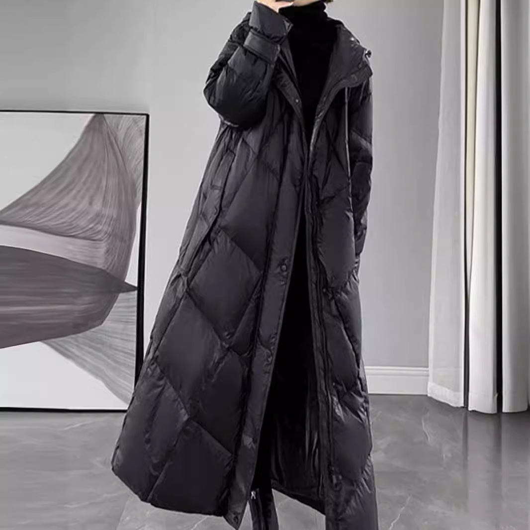 2025年新款大码棉服女冬中长款加厚韩版外套胖MM宽松棉衣潮流棉袄高清大图