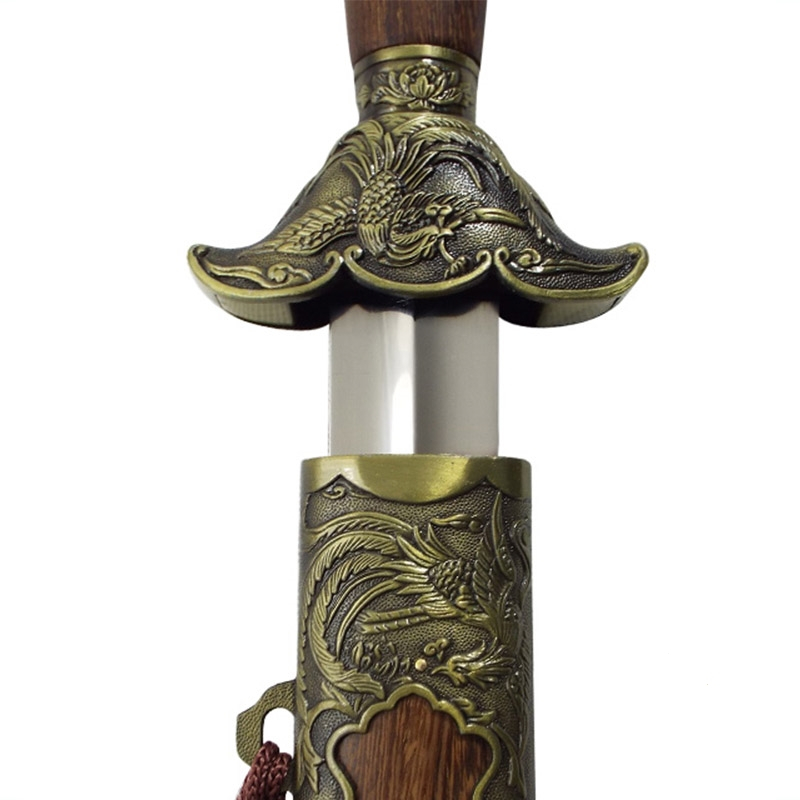 魅扣龙太极剑不锈钢女士晨练健身剑软剑表演剑武术剑男士未开刃