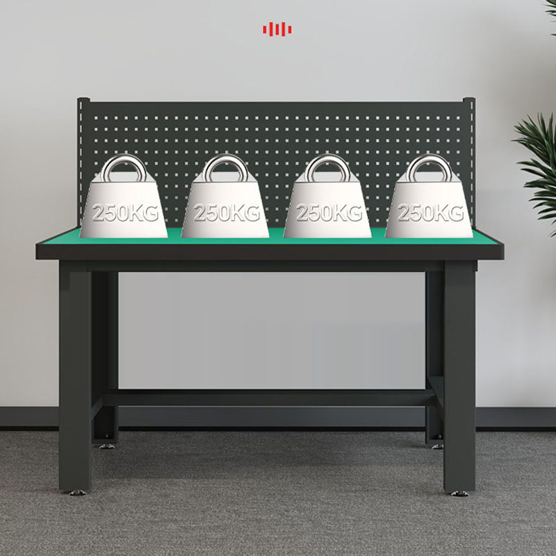 鑫金虎 防静电工作台车间流水线操作台工厂维修检验桌重型钳工台单桌+单挂板高清大图