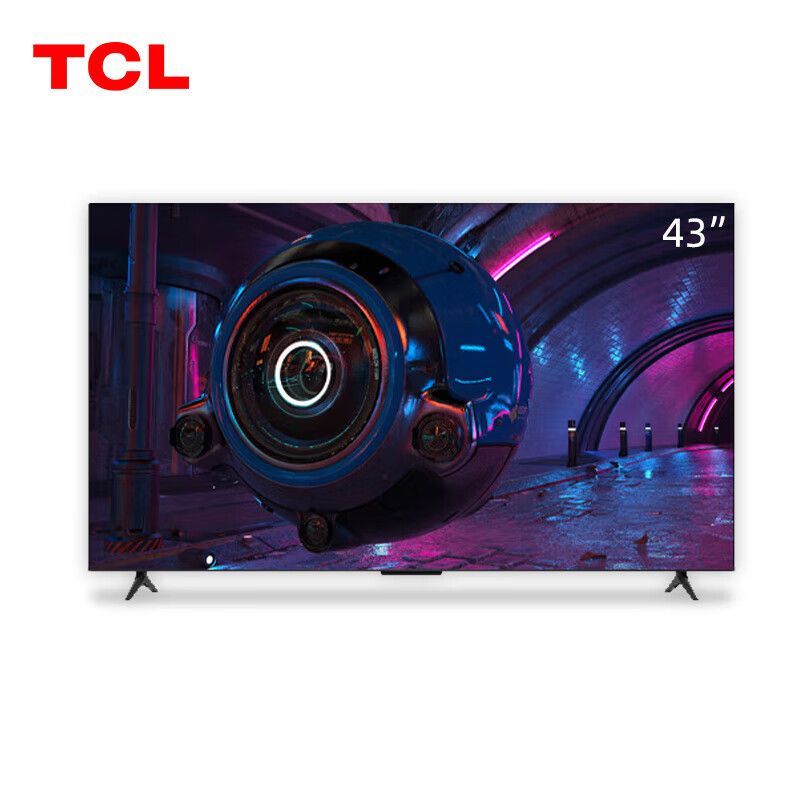 TCL 43G50E 43英寸 智能2K电视 1+8GB金属背板 全景全面屏 DTS双解码
