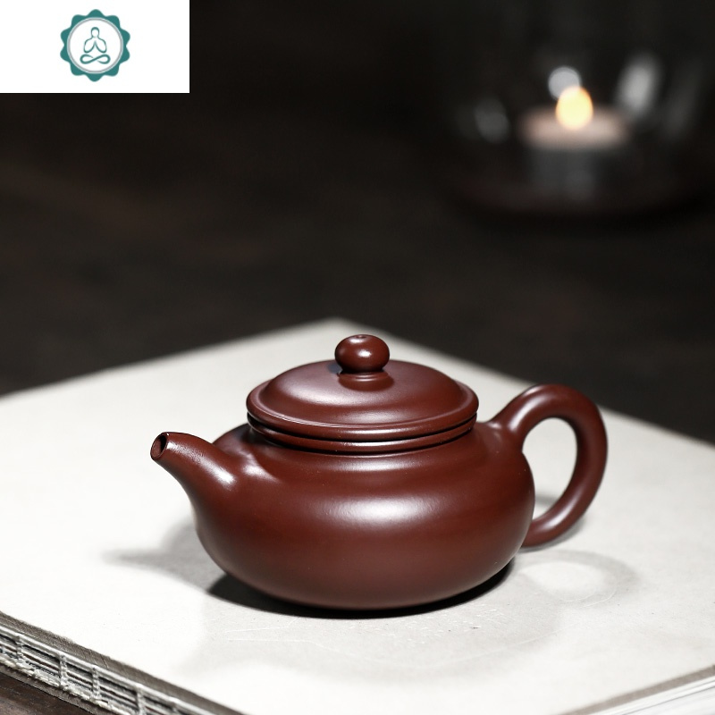 宜兴纯全手工吴荣华原矿紫朱泥仿古泡茶壶家用 紫砂壶