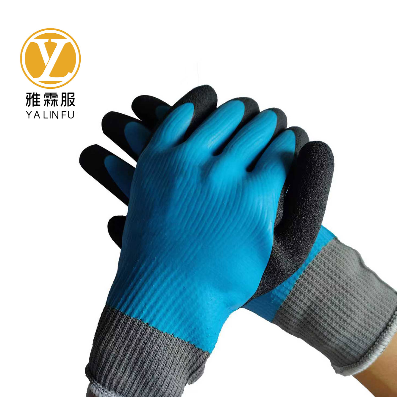 雅霖服 加绒加厚挂胶手套YLF-00194 双高清大图