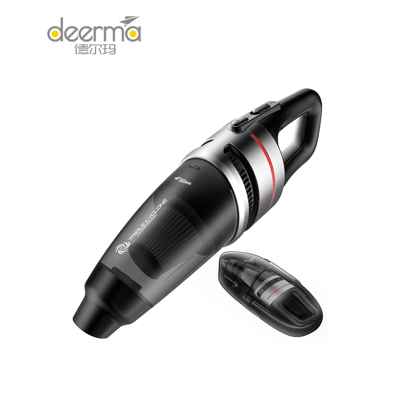 德尔玛(Deerma)吸尘器 CZ601 无线吸尘 车载吸尘器 60W大功率 干式尘杯集尘 扫地机