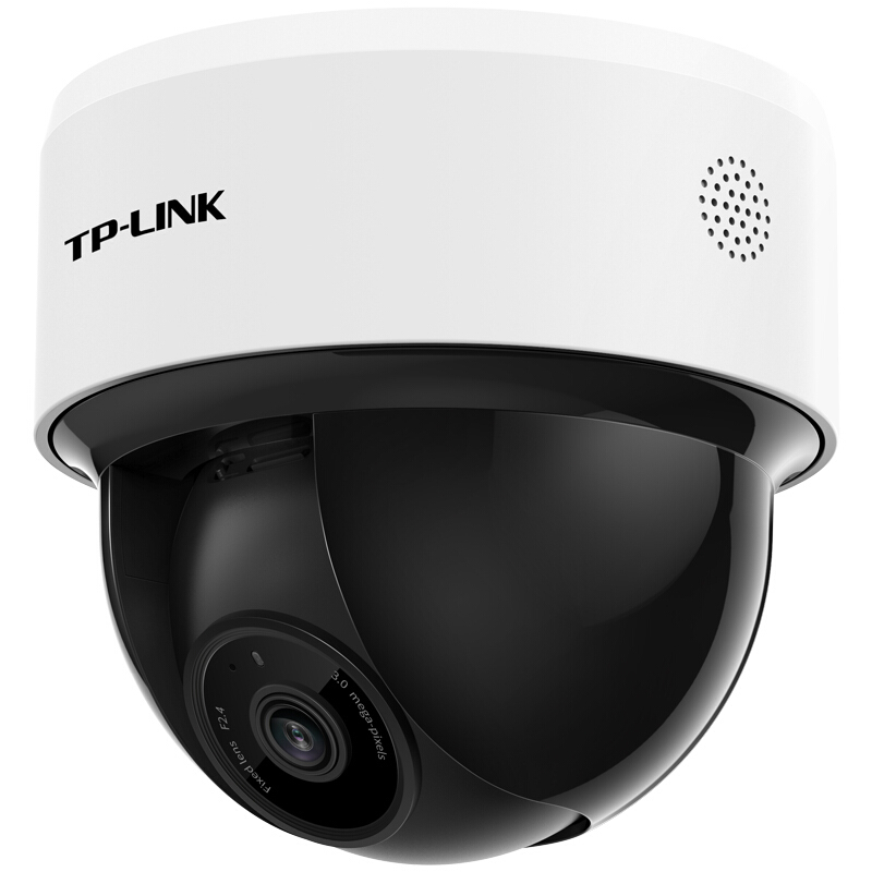 tp-link 无线监控摄像头 tl-ipc43k-4 300万双云台无线半球网络摄像机