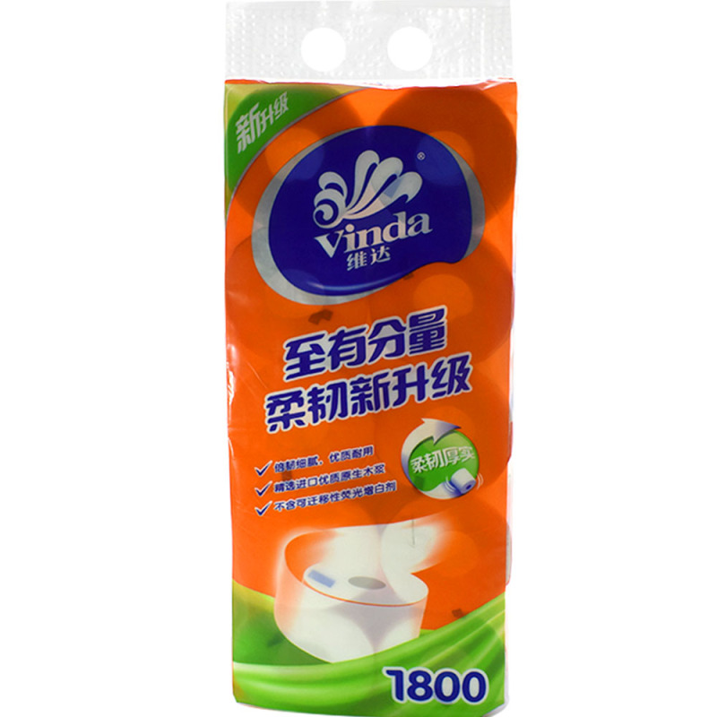 维达1800g卷纸至有分量V4081(LY)