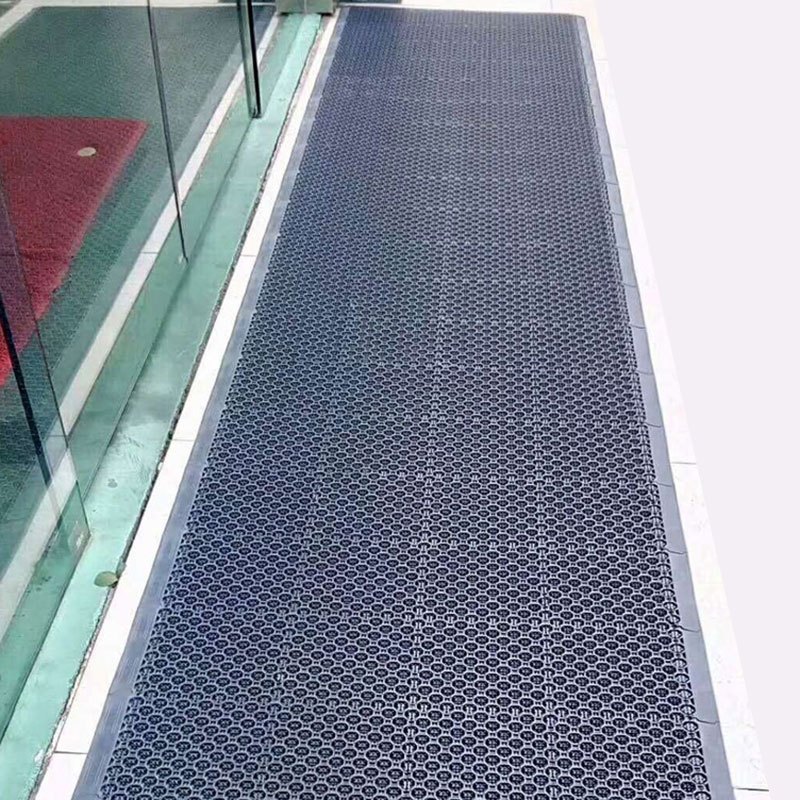 室外门口防滑地垫走廊防水地垫酒店商场户外进门超薄镂空漏水脚垫