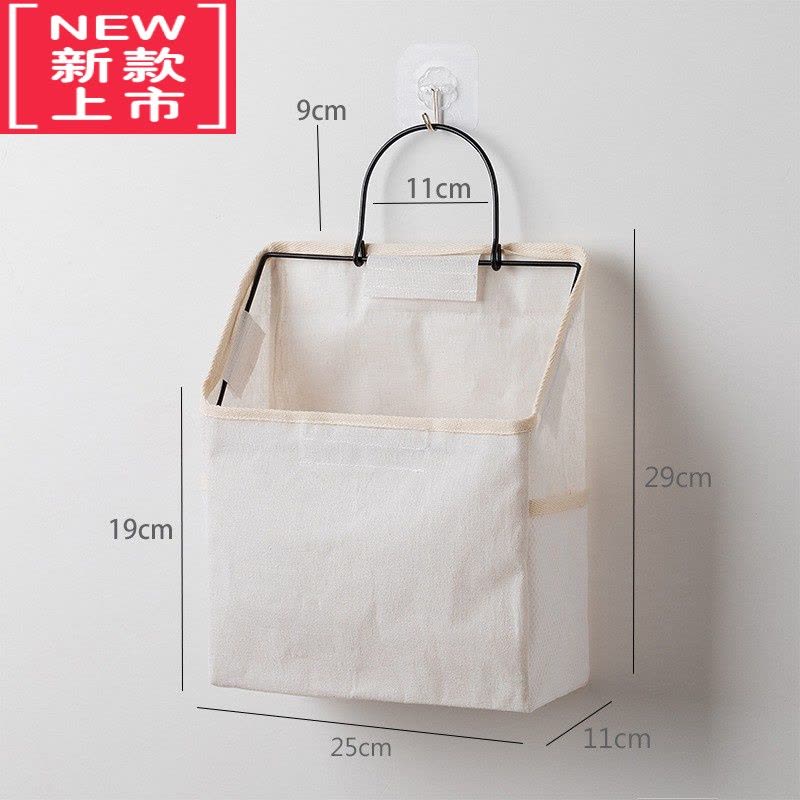 可莉允宿舍课桌收纳挂袋挂墙壁挂书桌ins收纳袋床头布袋墙上门后置物袋w图片