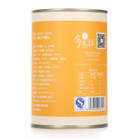 多儿比dolbee 对开黄桃水果罐头425g 休闲零食品 年货特产