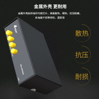晶华 VGA四进一出共享器 4进1出台式机笔记本电脑切换高清投影仪高清视频电视显示器投影仪4口 V401黑色Q211