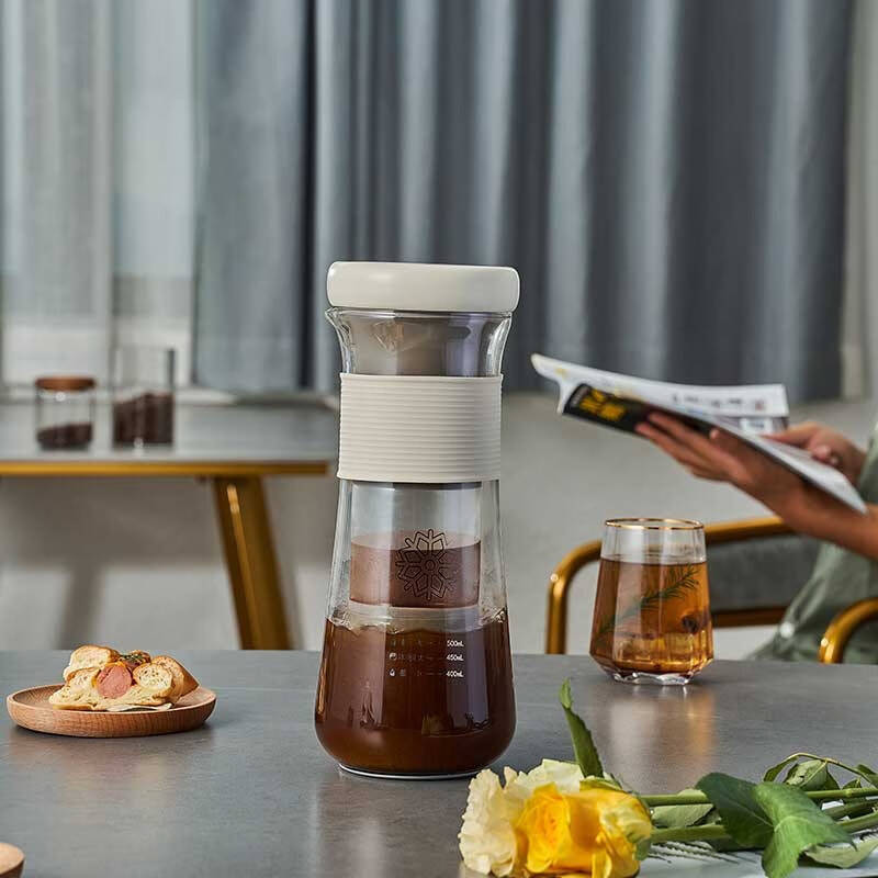 膳魔师咖啡冷萃机无线便捷冷萃壶迷你咖啡机花茶咖啡壶萃茶机冷萃杯享萃机EHA-3501E高清大图
