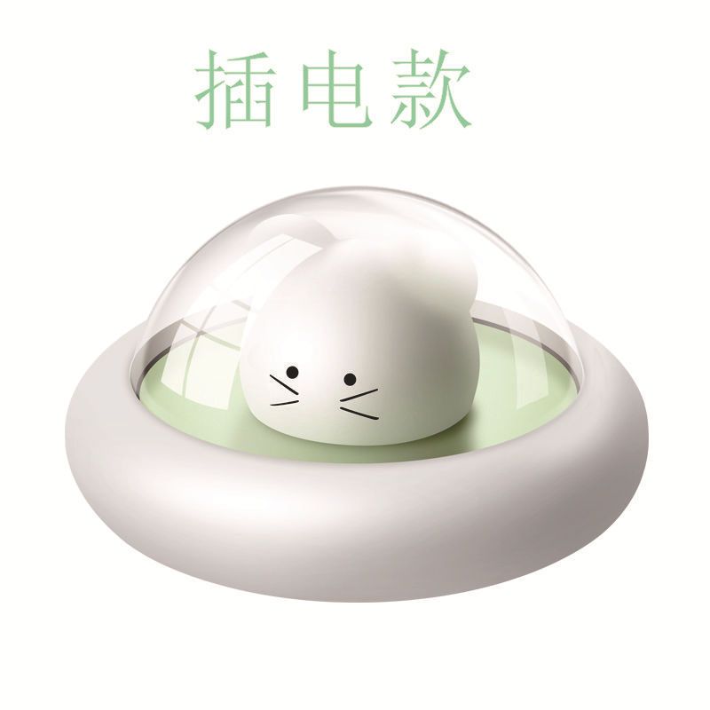 充电小夜灯批发地摊儿童卡通led伴睡床头小夜灯萌鼠拍拍灯