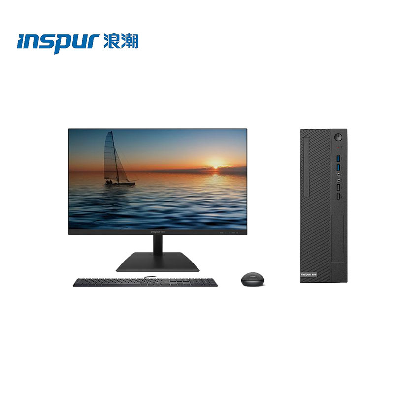 inspur 浪潮 兆芯ZX-E KX-U6780A 2G独显 8核 /8G 内存/512G 固态硬盘 台式电脑+23.8英寸