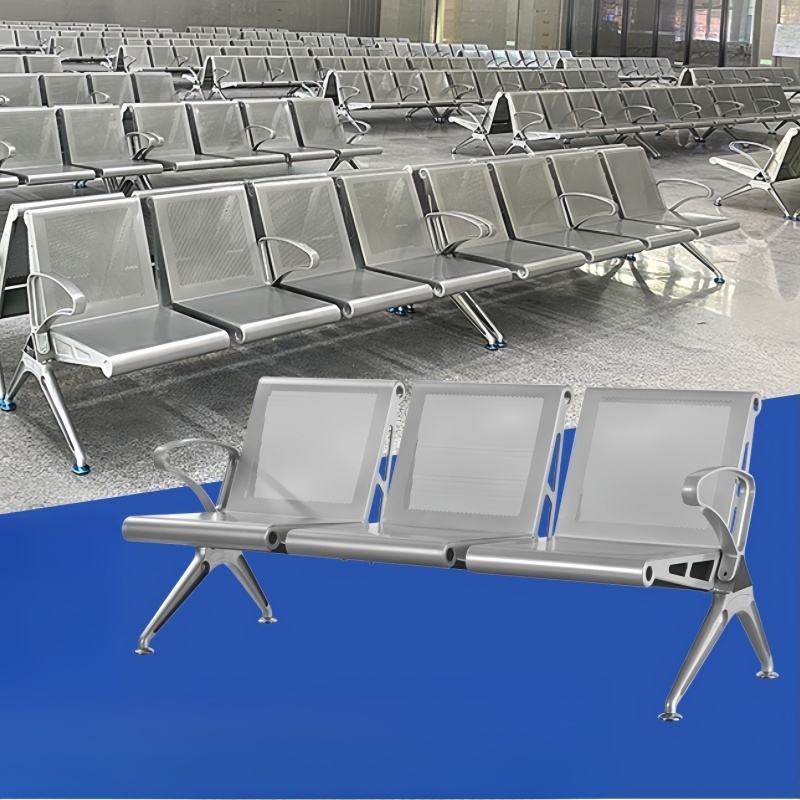 金佑莱排椅(无坐垫)三人位 JYL-PY-25041202 组高清大图