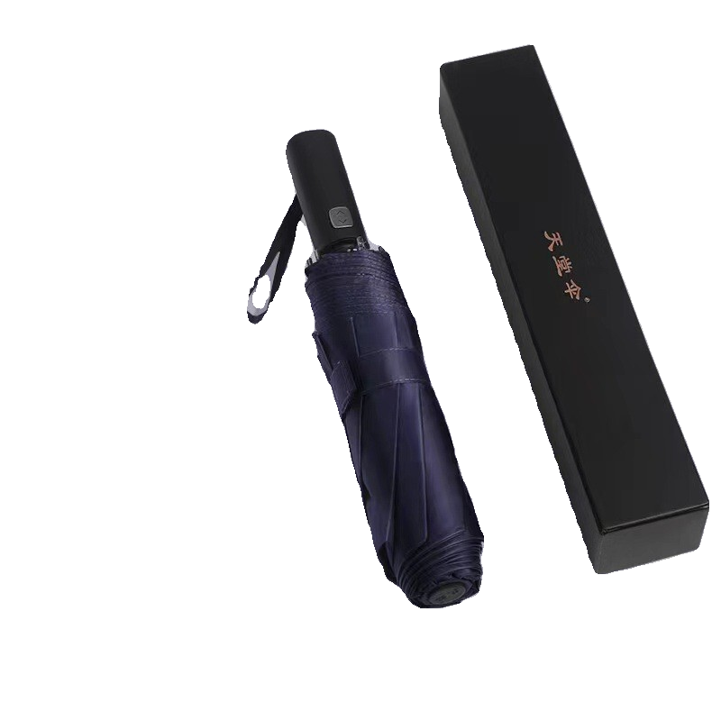 天堂伞 自动晴雨两用伞 31115礼盒 商务黑胶防晒防紫外线加大加固高清大图