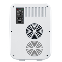 北冰扬宿舍小冰箱车载冰箱车家两用 便携小冰箱迷你12V220V 冷暖箱 10升白色