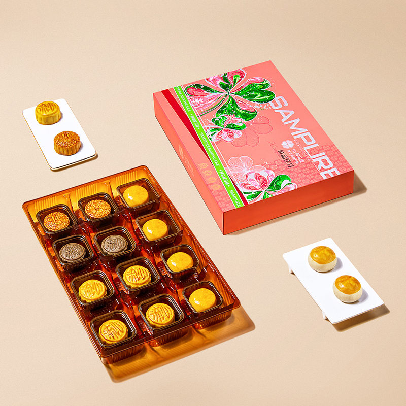 鲜品屋-730g鲜品祥月月饼礼盒中秋礼盒臻味出品