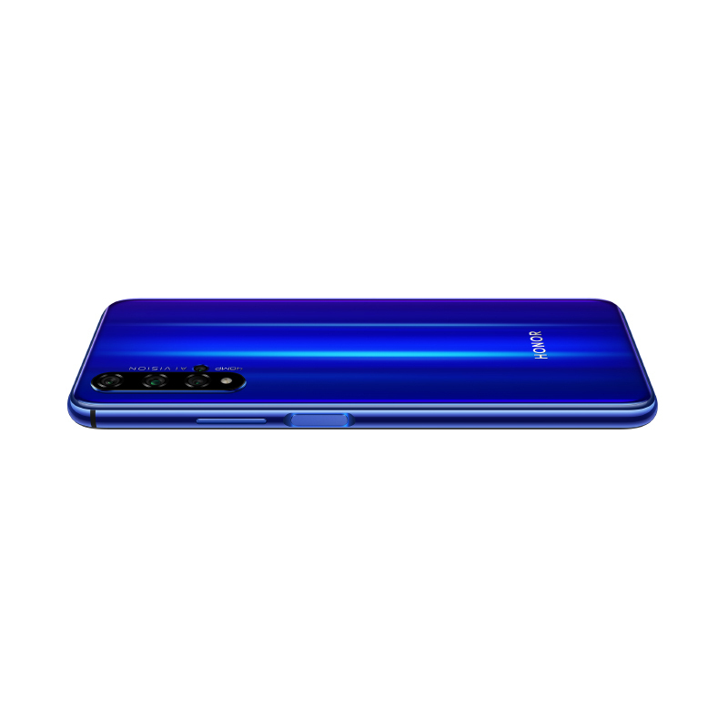 荣耀(honor)20 8GB+128GB 幻影蓝 移动联通电信4G全网通 4800万超广角AI四摄 3200W美颜自拍 麒麟980 全面屏手机