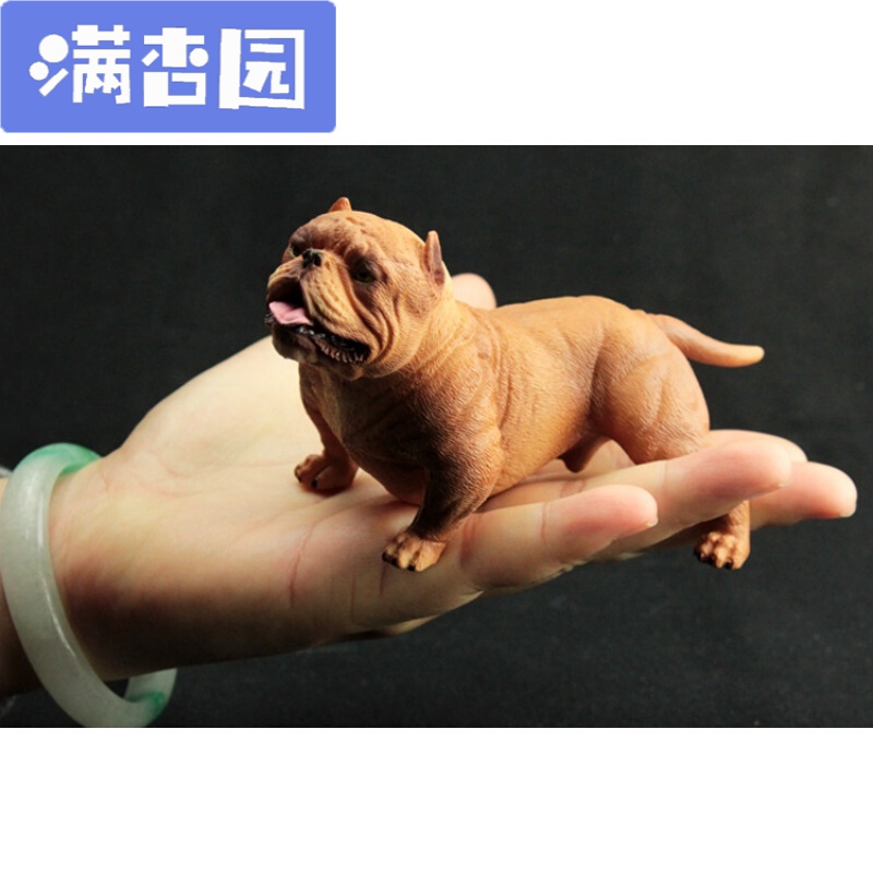 舒弗 Lachouffe 男女孩儿童仿真动物模型狗狗玩具宠物犬宠物狗美国恶霸犬模型图片 高清实拍大图 苏宁易购