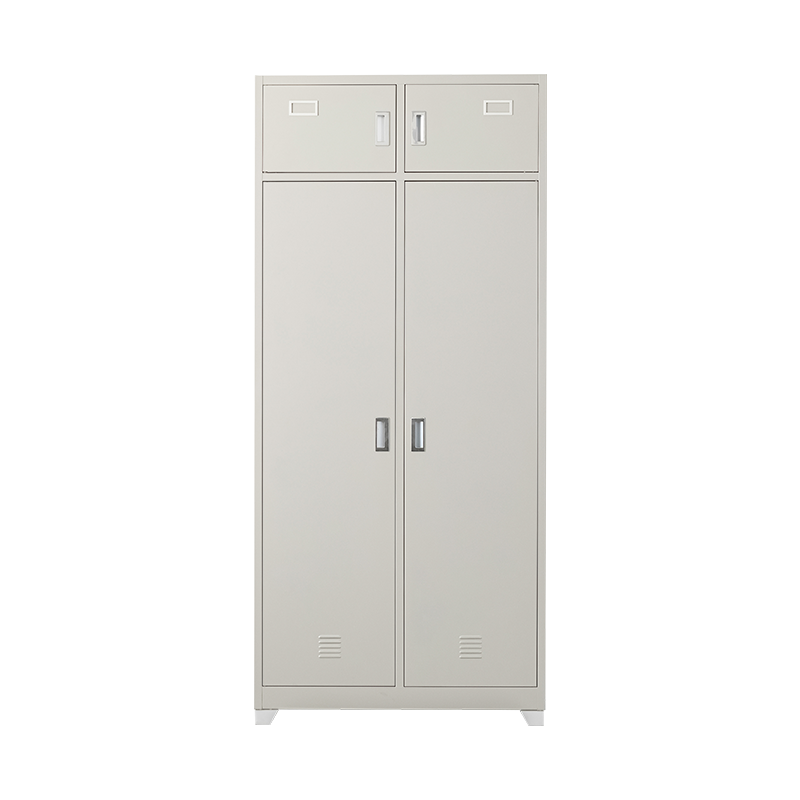 振奥 制式营具加厚铁皮更衣柜双门物品内务柜（高2000*宽900*深500mm）