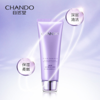 CHANDO自然堂洗面奶 凝时鲜颜洁面霜110g 洁面保湿滋润不紧绷 深层清洁 各种肤质其它通用