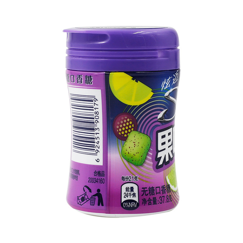 亿滋 Stride炫迈 果味浪起来无糖口香糖热情百香果味37.8g 休闲小零食
