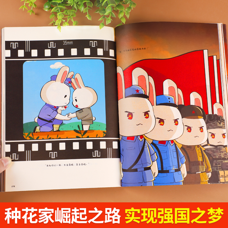 [冲出蓝星]那年那兔那些事儿② [正版]为了种花家漫画那年那兔那些事儿系列漫画书第1册逆光飞行麻蛇著那兔迷的情怀册兔子的高清大图