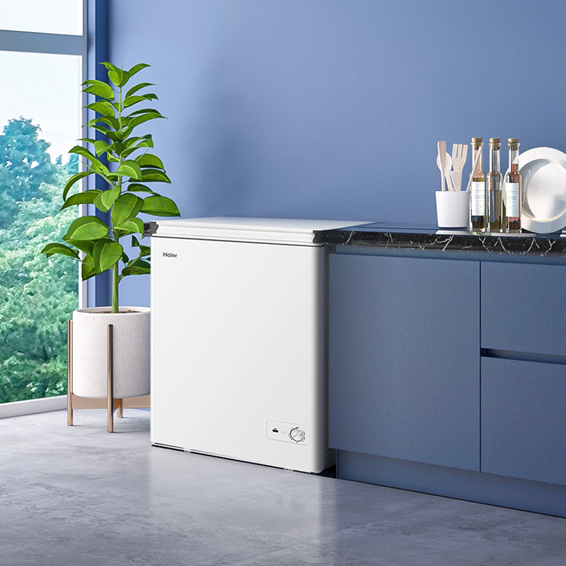 海尔(Haier)142L深冷-30℃低霜节能冷柜 专利减霜80% 150h断电保护BC/BD-142GHW9D高清大图