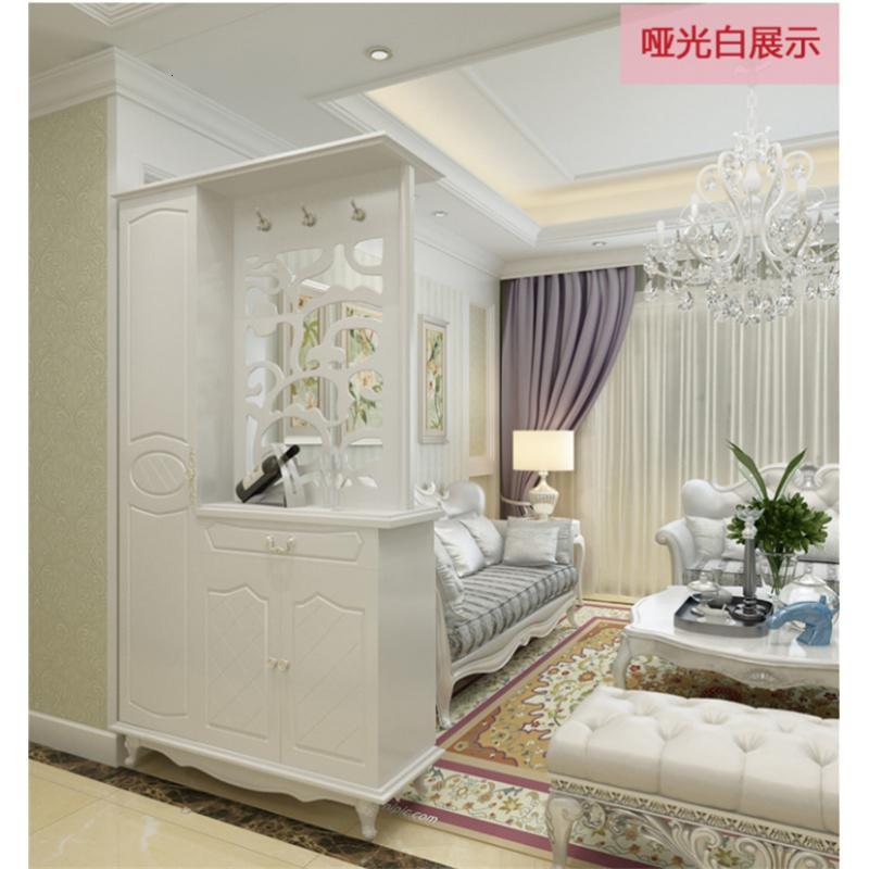 苏宁放心购现代简欧厅衣帽鞋柜组合玄关柜法式花内镜面抽屉客厅储物隔断A-STYLE家具
