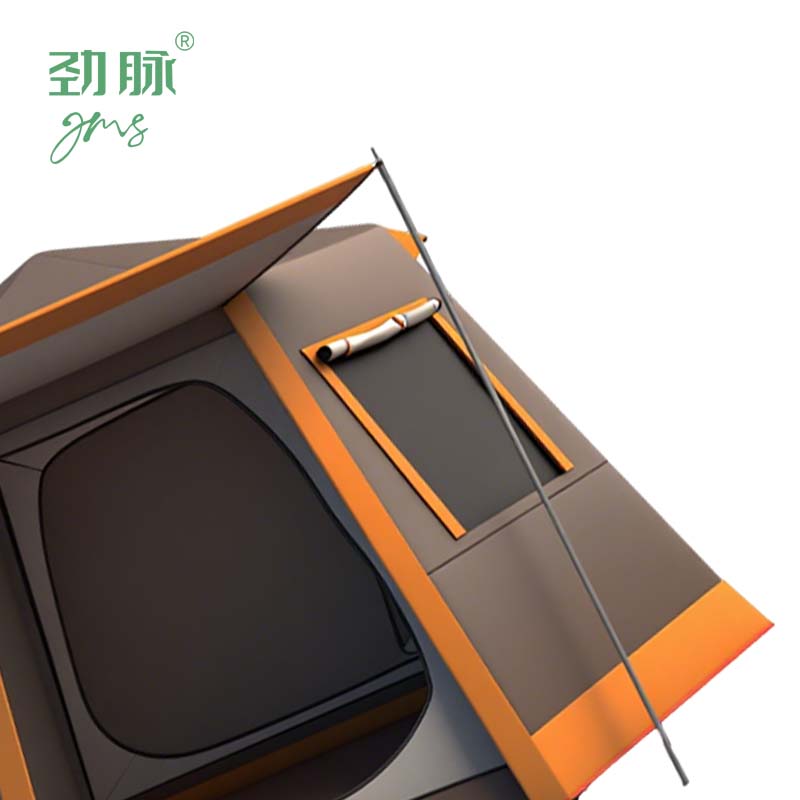劲脉 便携式帐篷 咖啡色-246*246*165CM 顶高清大图