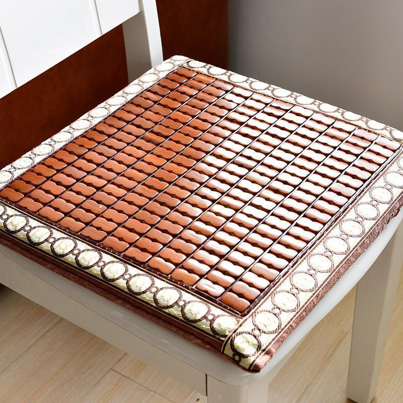 家柏饰(CORATED)夏季麻将凉席椅子竹坐垫夏天透气学生办公室椅垫座垫凳子屁股垫子高清大图