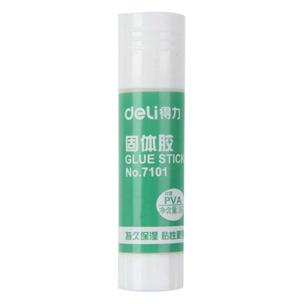 得力固体胶7101办公高粘性固体胶棒1盒[9g/支*12支装]