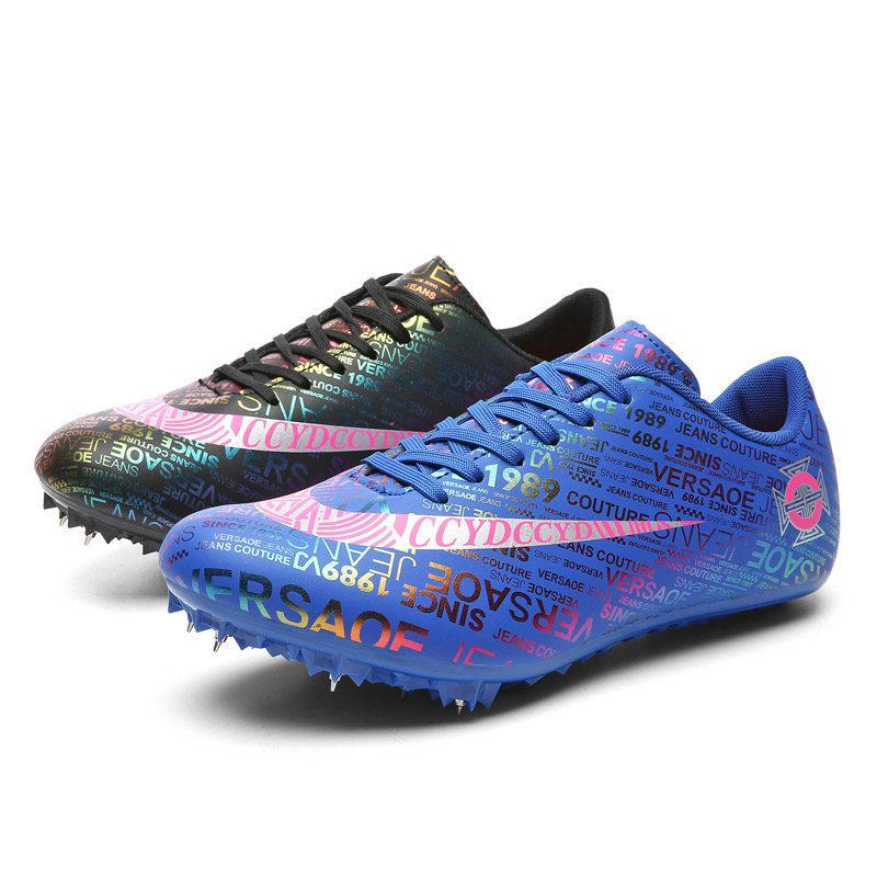 尘贺鸳鸯钉鞋田径短跑男三级跳钉子鞋中考体考四项跑步鞋女专业训练鞋