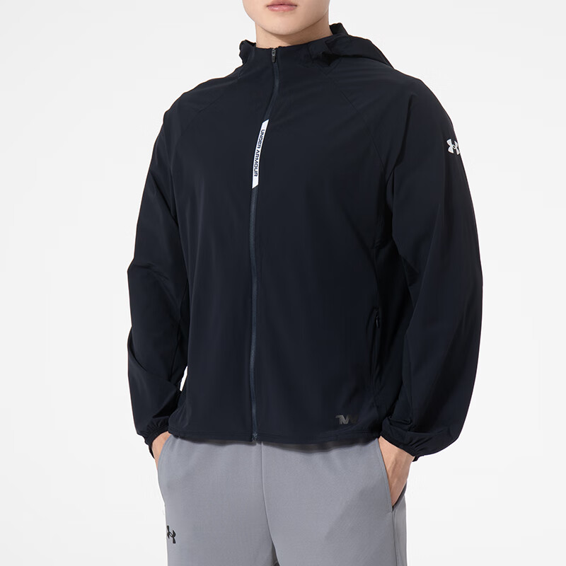 安德玛 男款连帽夹克 22500405-001/件高清大图