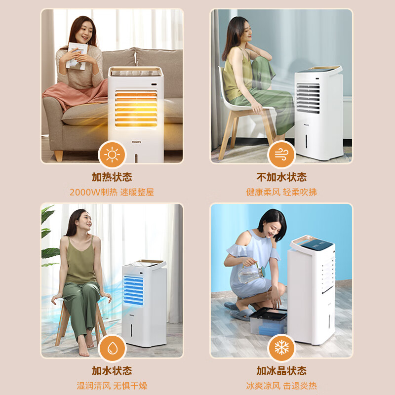 飞利浦(PHILIPS)冷风扇冷暖两用空调扇 ACR3142N(单位:台)高清大图