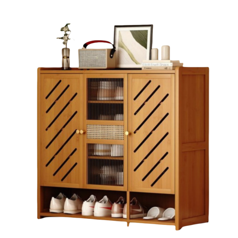 荺炬鞋柜三门6层个高清大图