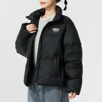 斯凯奇（Skechers）女装新款运动户外保暖羽绒服时尚潮流舒适休闲外套P424W231-0018 ZP L P424W231-0018/黑色