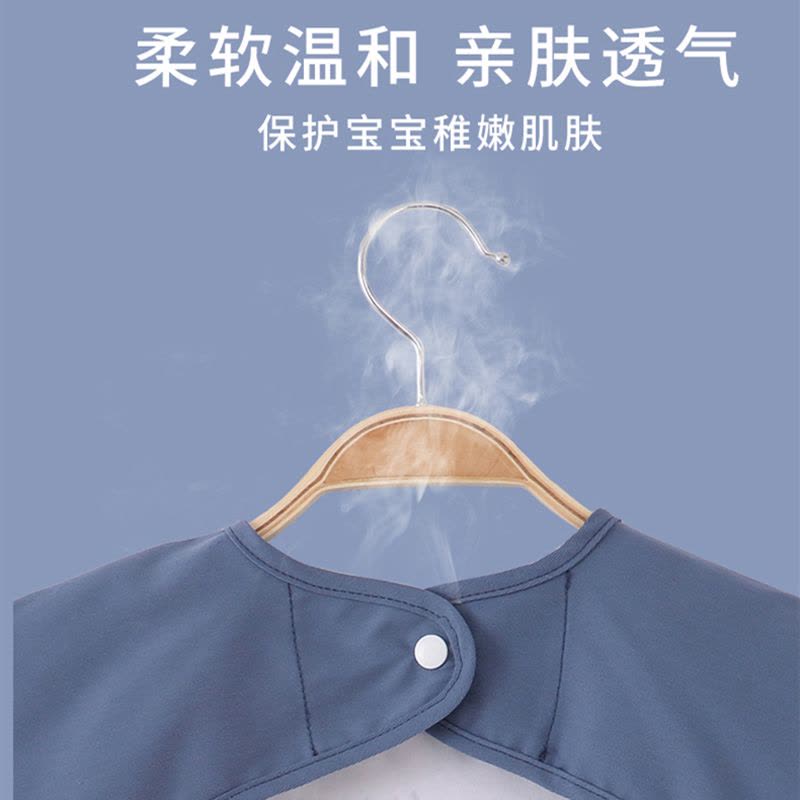 儿童防水罩衣男女宝宝夏季反穿无袖卡通婴儿薄款防脏吃饭围兜围裙图片