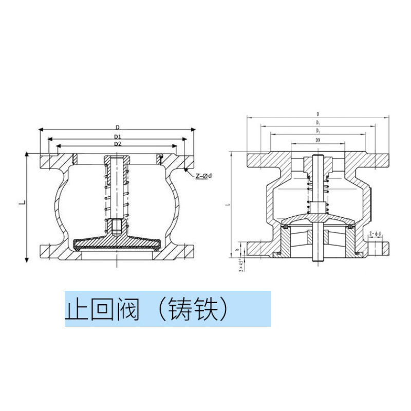 密得赛midesai止回阀材质铸铁dn150单位个货期1015天