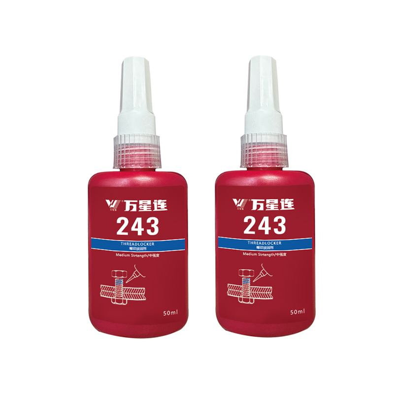 万星连 螺丝胶 243 50ml 10支/盒 盒