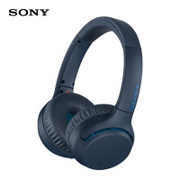 索尼(SONY)WH-XB700 重低音无线耳机 头戴式 蓝牙立体声 蓝色