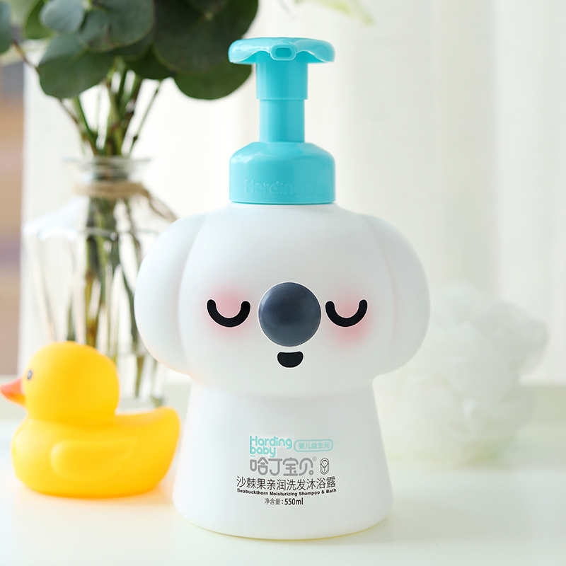 哈丁宝贝沙棘果亲润洗发沐浴露550ml