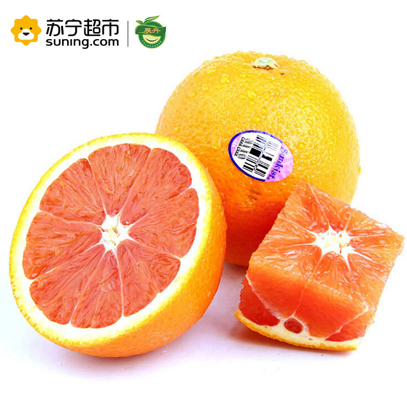 展卉 美国新奇士血橙 橙子 1.5kg装 单果约180g-240g 新鲜水果
