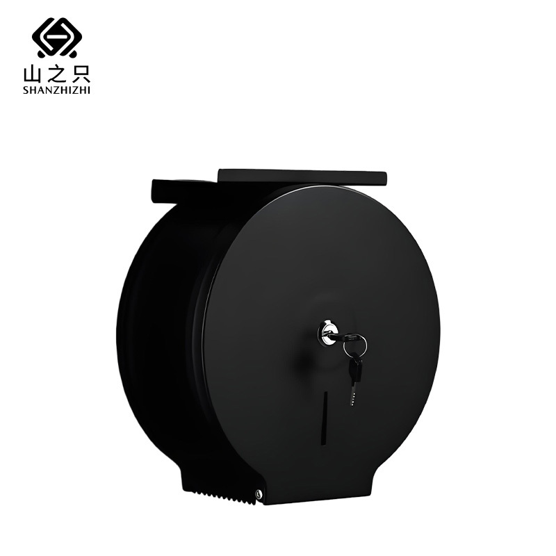 山之只 不锈钢纸巾盒卷纸盒含手机架 MZ1241 个高清大图